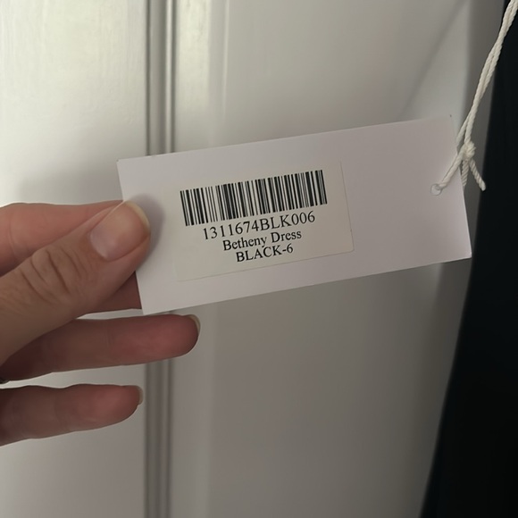 Black Bethany dress from Reformation size 6 - Picture 3 of 7